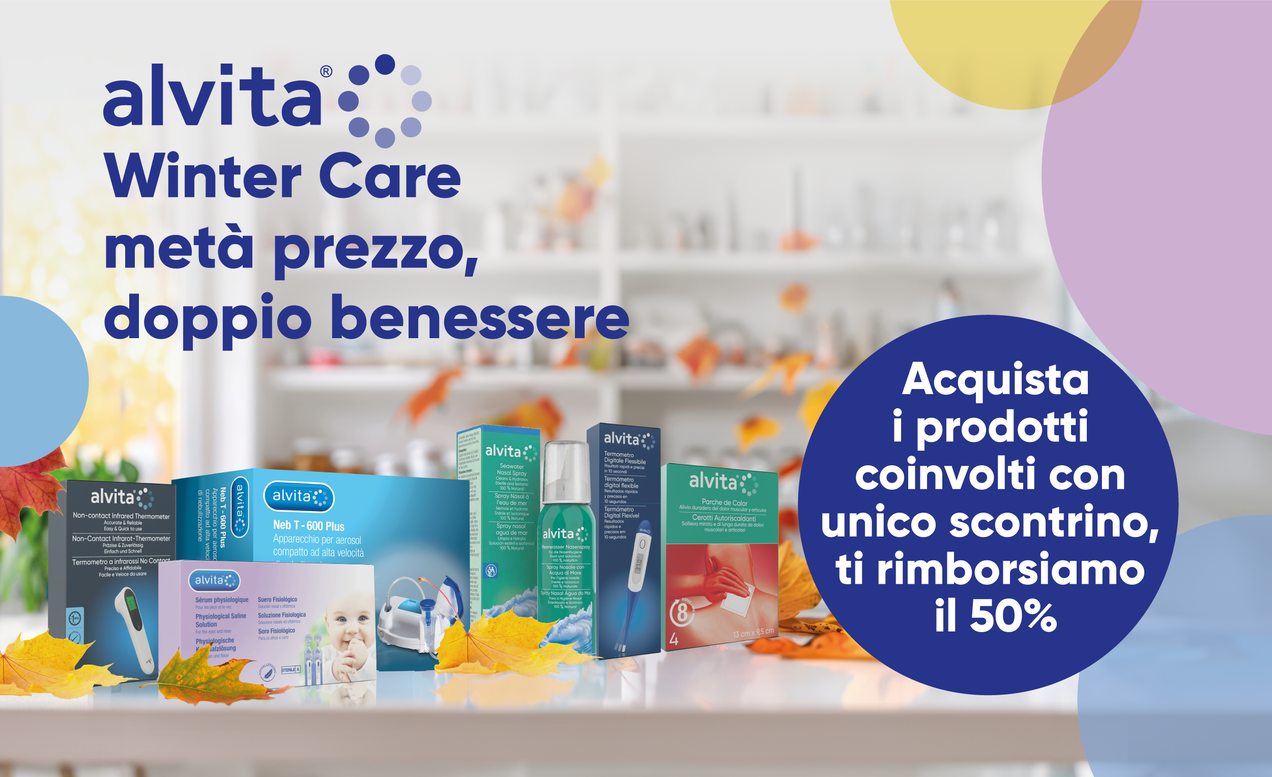 immagine desktop del cashback Alvita Winter Care metà prezzo doppio benessere