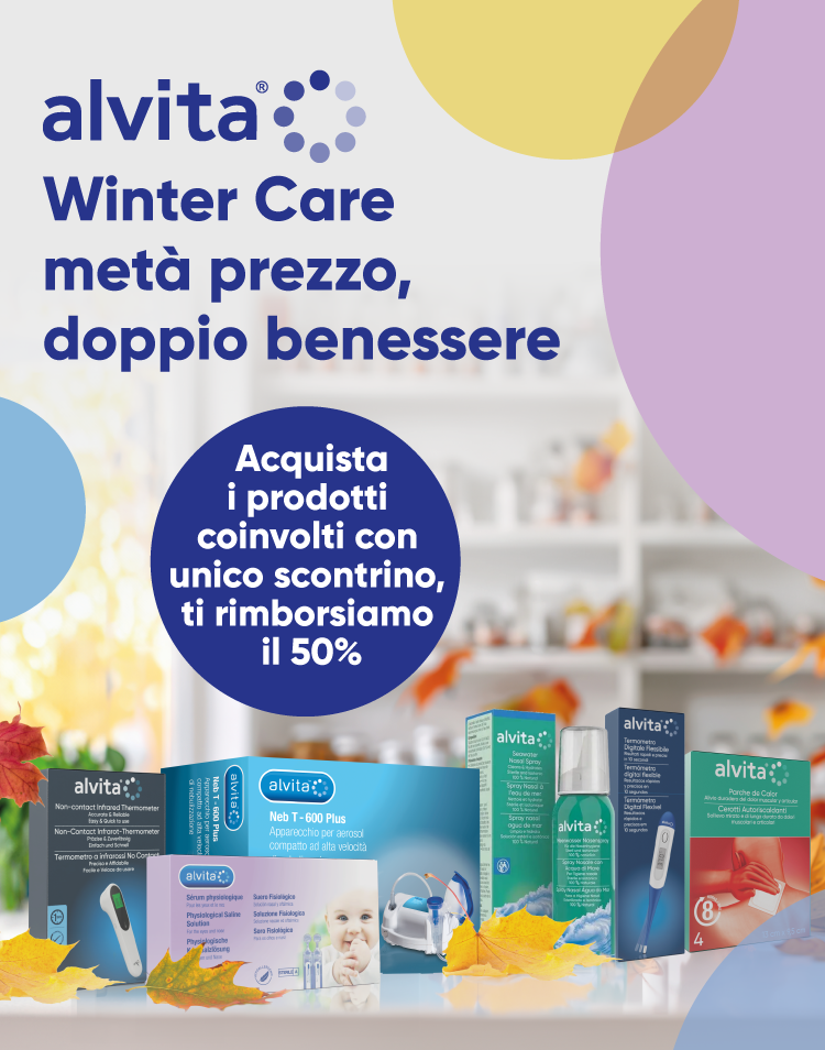 immagine smartphone del cashback Alvita Winter Care metà prezzo doppio benessere